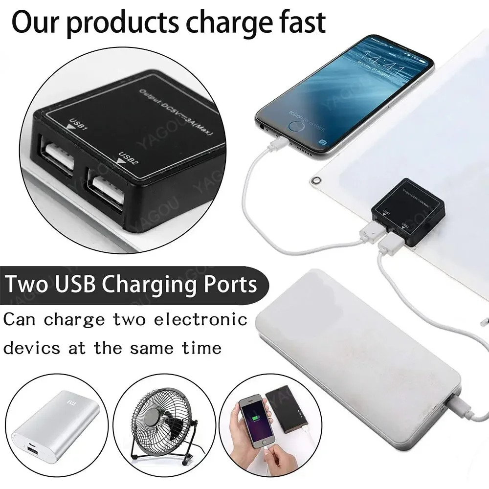 15W 20W Solar Panel Portable C - Solar Emergency Charger ulasan dan harga