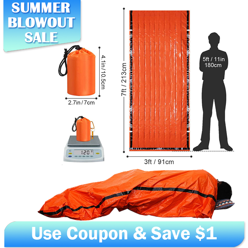 Emergency Mylar Sleeping Bag T - Emergency Mylar Tent ulasan dan harga