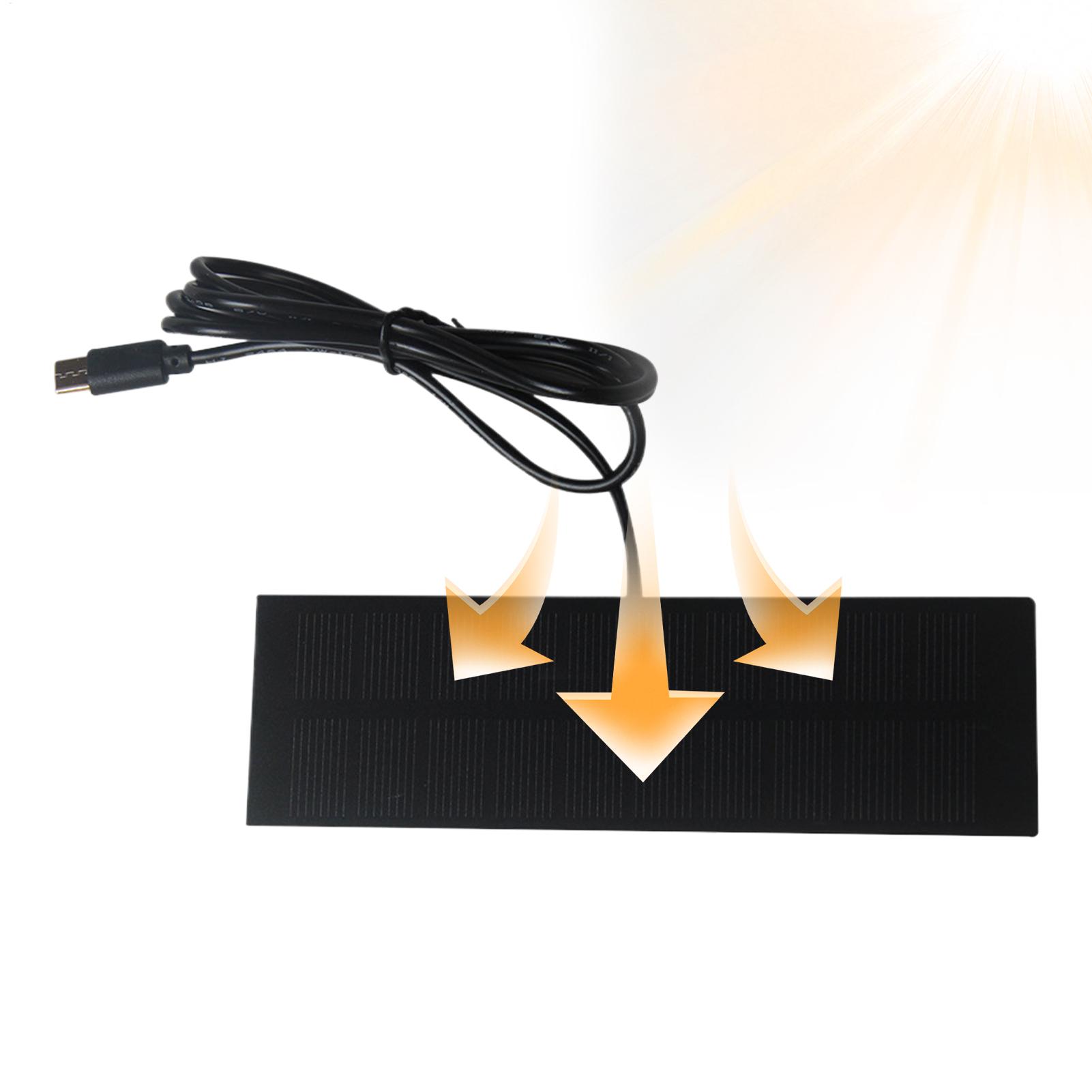 5V 3.7-5W Portable Solar Panel - Solar Emergency Charger ulasan dan harga