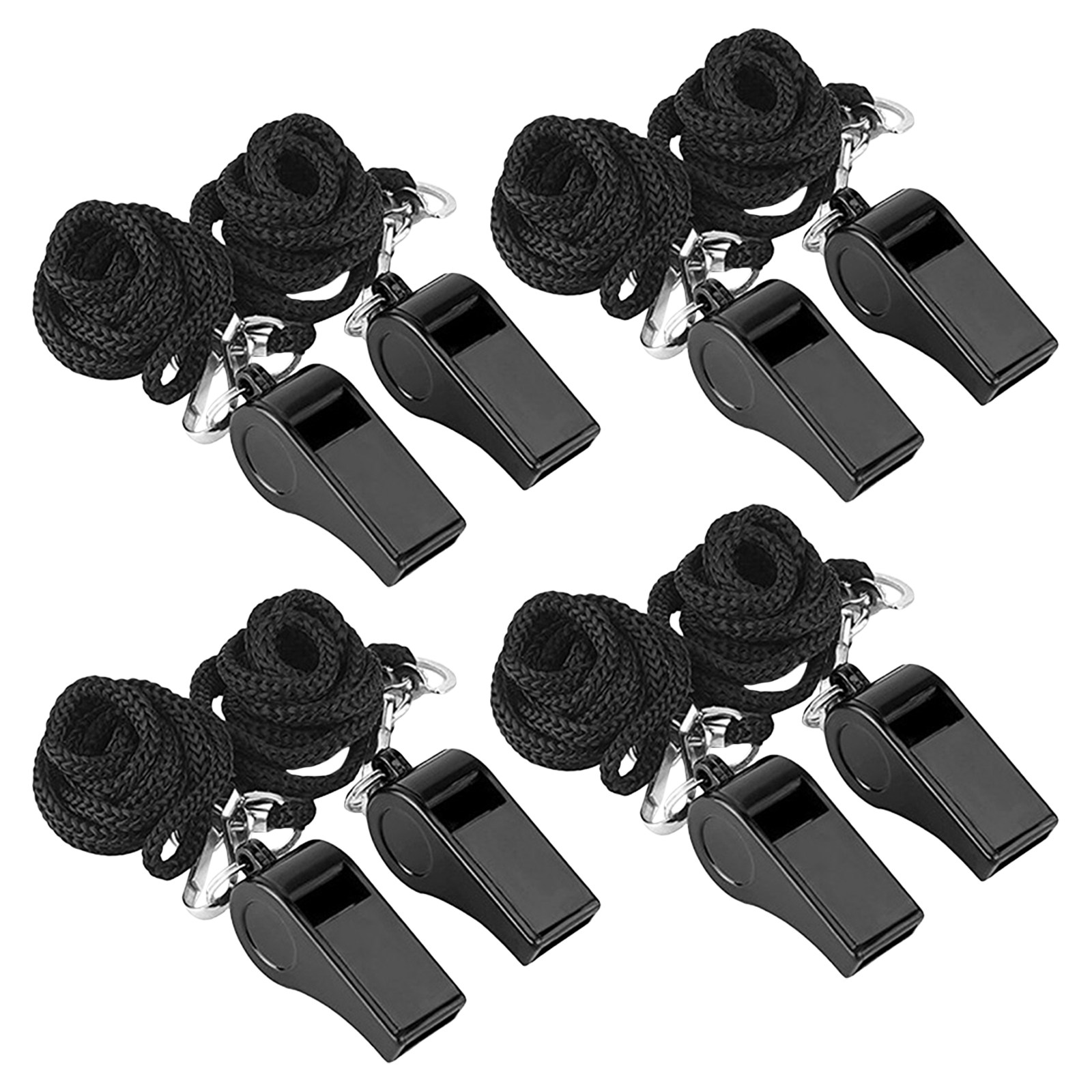 8Pcs Metal Portable Survival W - Emergency Whistle Loud ulasan dan harga