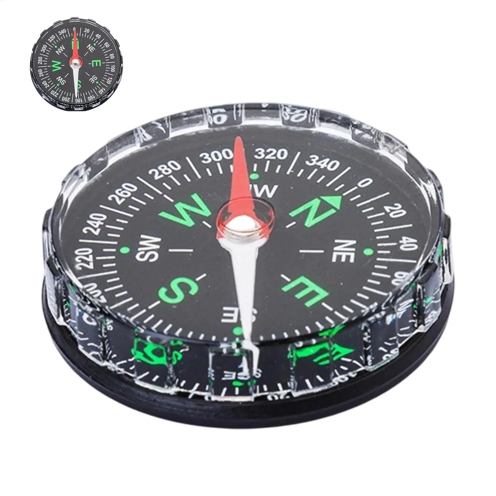 Portable Magnetic Pocket Compa - Compass Lensatic ulasan dan harga