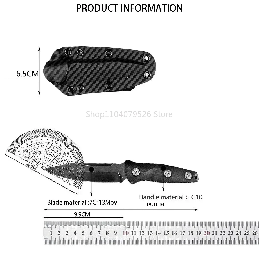 113 Model 7Cr13Mov Blade Pract - Bushcraft Knife Fixed ulasan dan harga