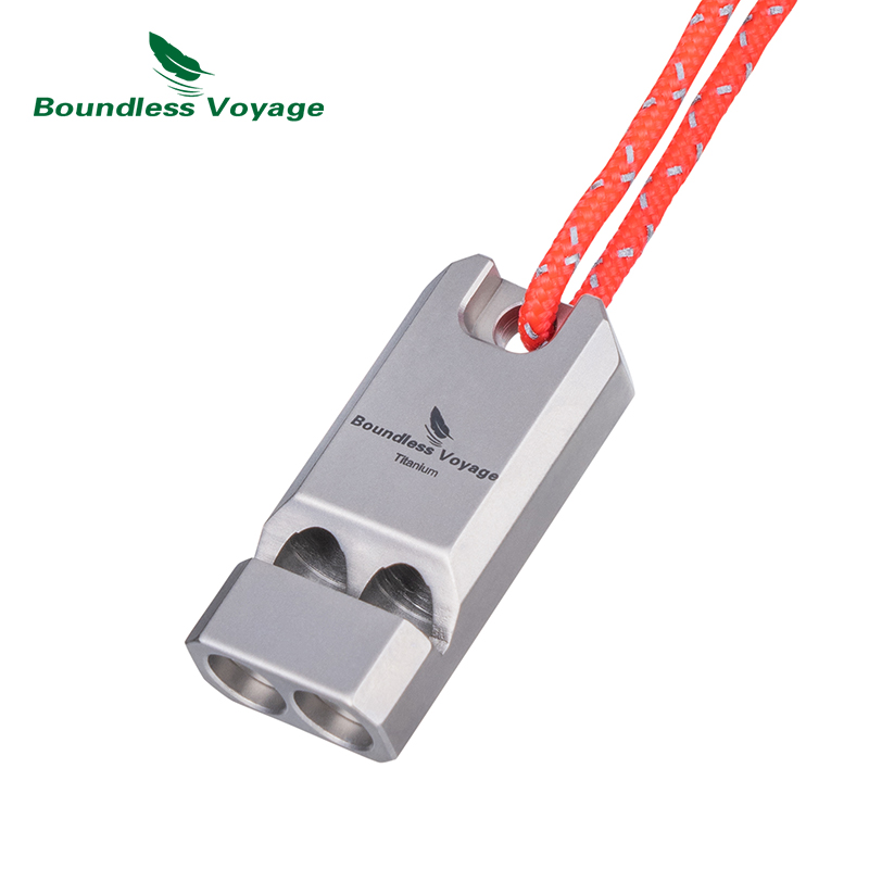Boundless Voyage Titanium Whis - Emergency Whistle Loud ulasan dan harga