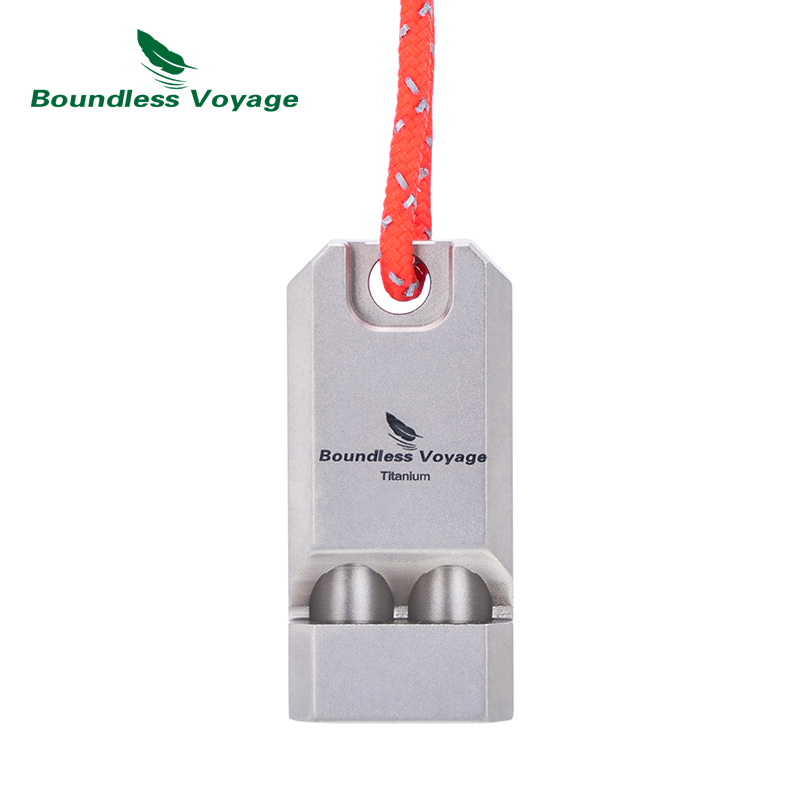 Boundless Voyage Titanium Whis - Emergency Whistle Loud ulasan dan harga